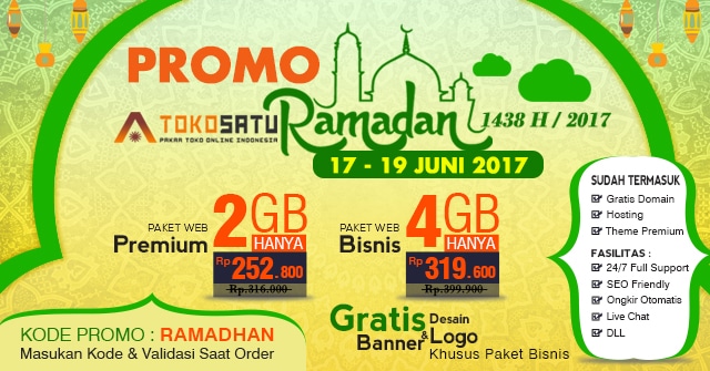 Promo Ramadhan 17 – 19 Juni 2017